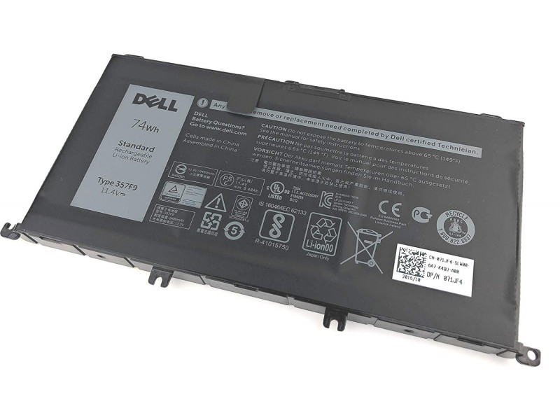 P65f001 dell аккумулятор